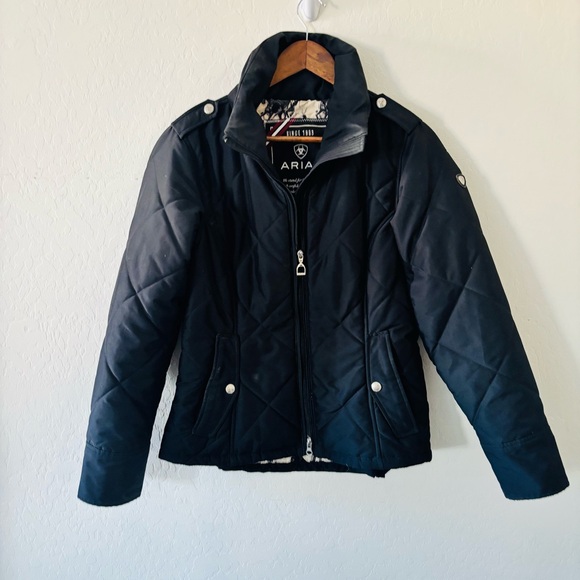 Ariat Jackets & Blazers - Ariat Terrace Ladies Quilted Jacket Black Equestrian Riding Coat Size M